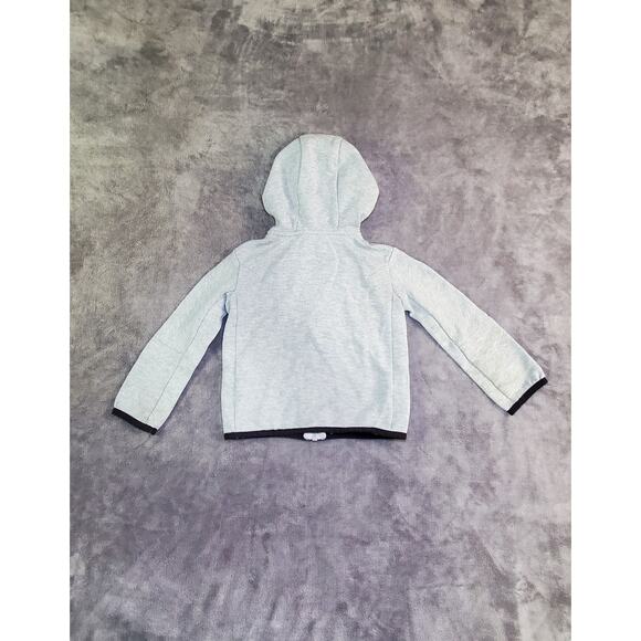 Nike Toddler Size 2T 1-2 YRS Hoodie Tech Fleece Full Zip Gray Baby C18-65 - Picture 6 of 8